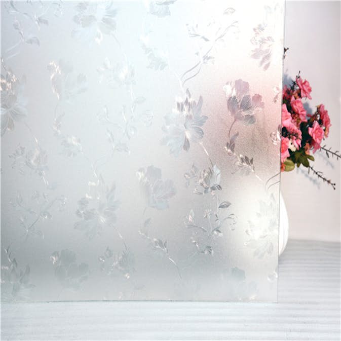 Fönsterfilm Unikgruppen 3D Prismor Rosor 45x200 cm