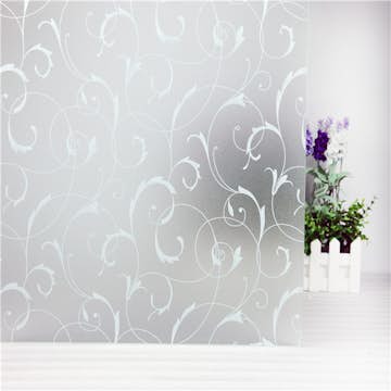 Fönsterfilm Unikgruppen Virvlar Vit 90x200 cm