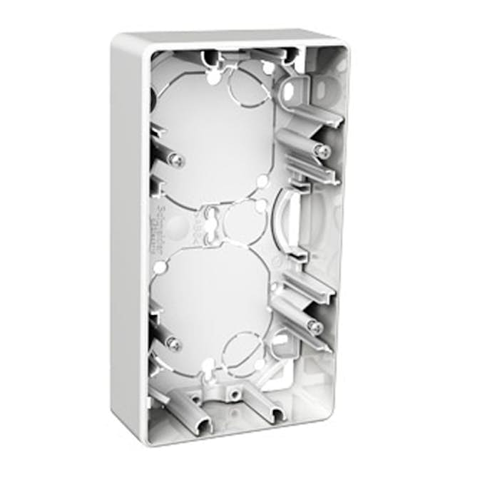 Förhöjningsram Schneider Electric Exxact Vit