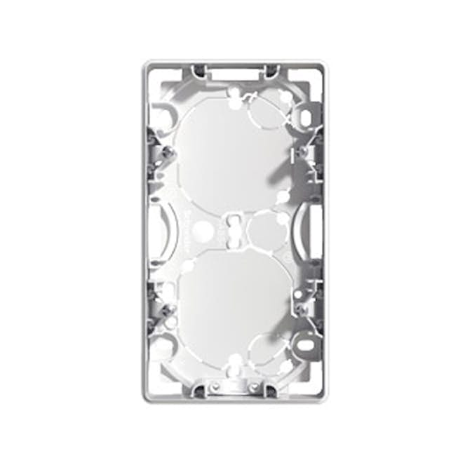 Förhöjningsram Schneider Electric Exxact Vit