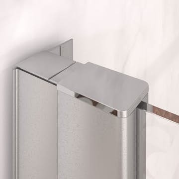 Distansprofil Hietakari för Duschvägg Forma Fast Anodiserad Grå