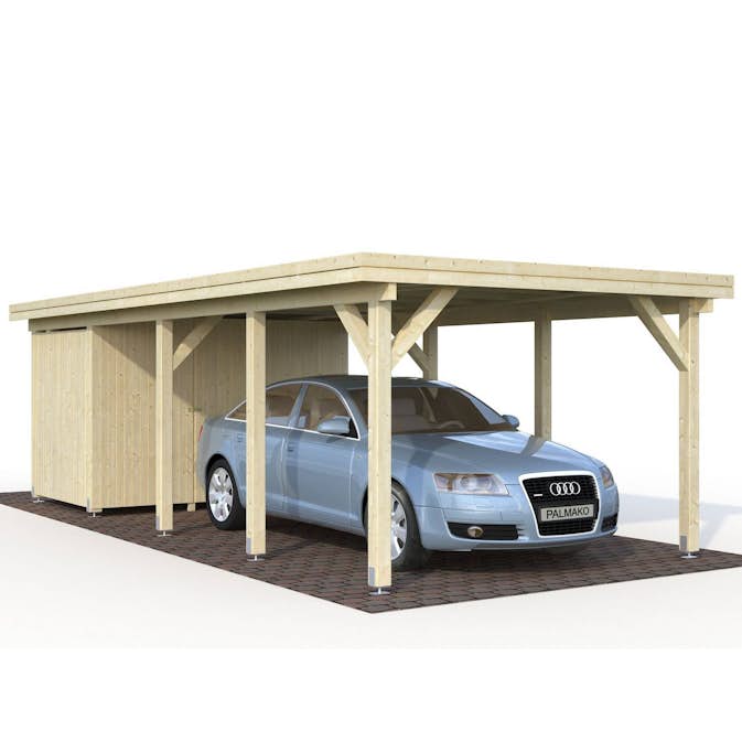 Förråd Palmako 5,8 m2 tillbehör till Carport Karl