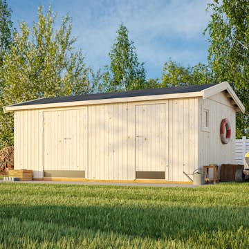 Förråd Palmako Olaf 16,9 m² Redskapsbod i Trä med Sadeltak