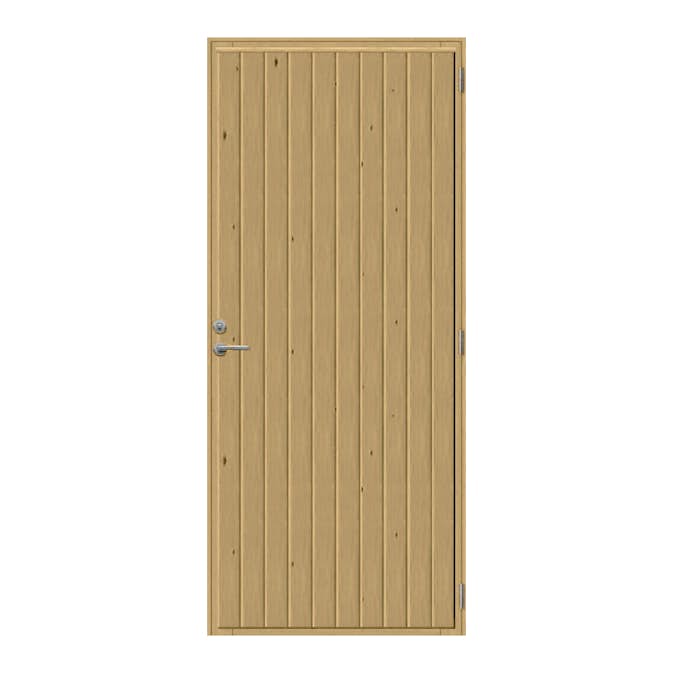 Förrådsdörr Kaski Kniva Obehandlad