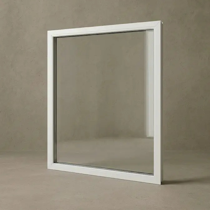 Fast Fönster Sveafönster Konstant PVC 3-glas