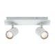 Takspotlight Nordlux Frida 2-Spot Vit Metall Spotlight Tak