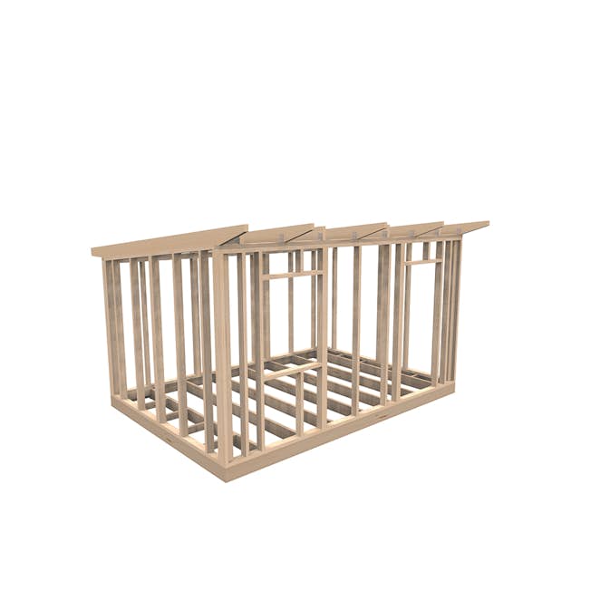 Friggebodstomme Byggstommar Premium Pulpet 15 m2