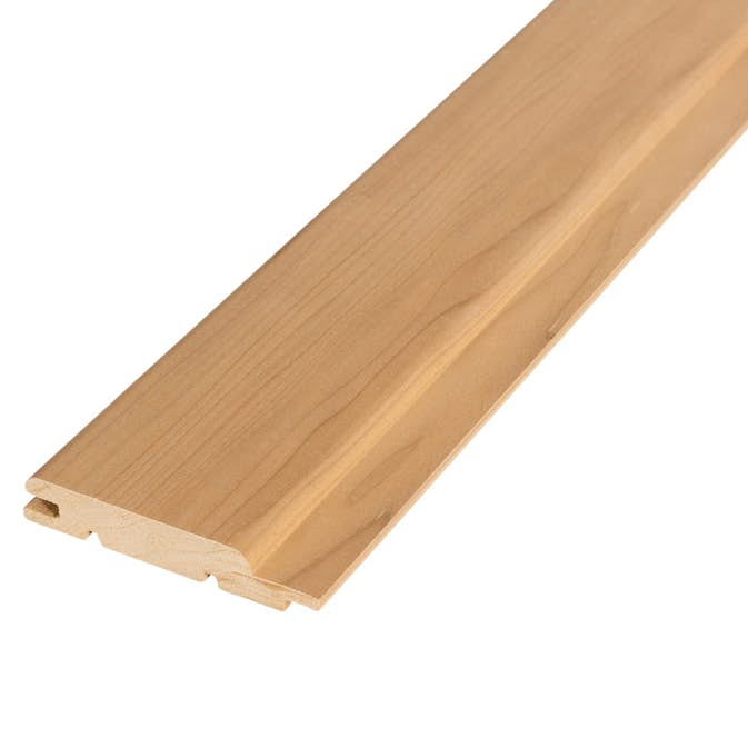 Bastupanel Asp Värmebehandlad Kärnsund Wood Link 15x90 mm