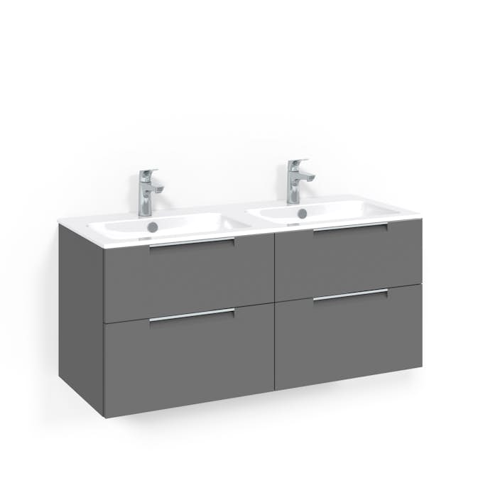 Tvättställsskåp Macro Design Crown Grip med Dubbelt Tvättställ