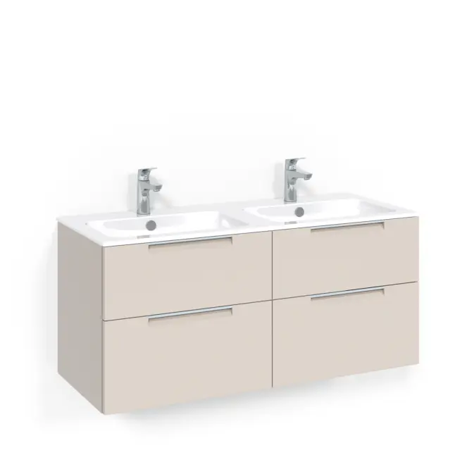 Tvättställsskåp Macro Design Crown Grip med Dubbelt Tvättställ