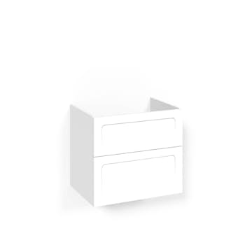 Tvättställskåp Macro Design Crown Shape utan Tvättställ