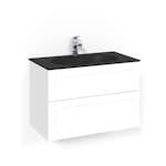 Tvättställsskåp Macro Design Crown Frame Med Glastvättställ