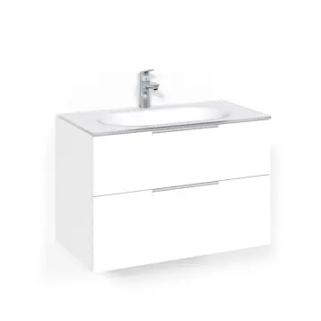 Tvättställsskåp Macro Design Crown Grip Med Glastvättställ