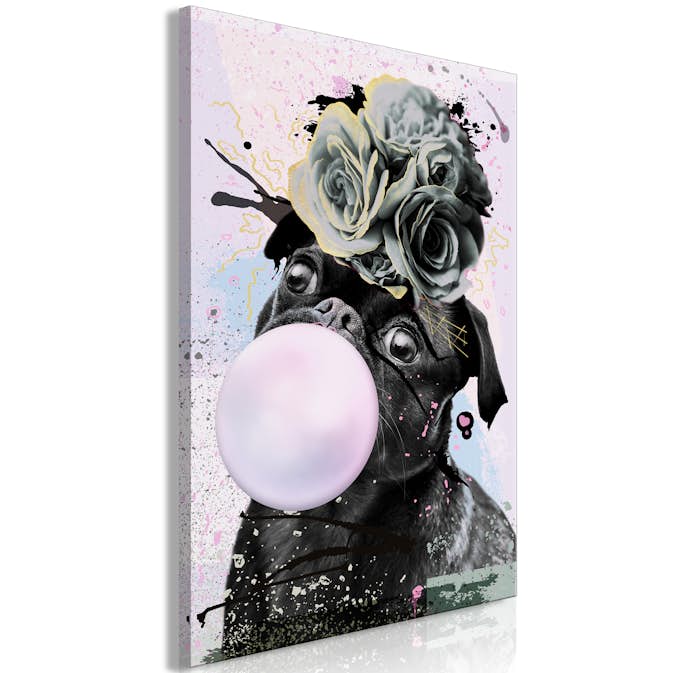 Tavla Arkiio Pug With Bubble Gum