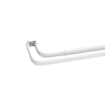 Gardinskena Kirsch Dubbel 90-160cm för Gardinupphängning