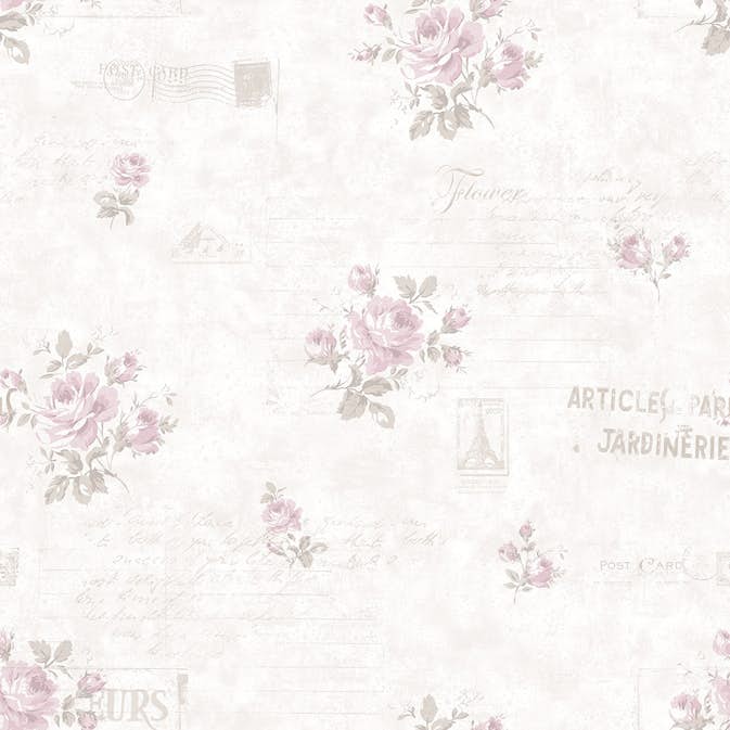 Tapet Galerie Wallcoverings Vintage Roses G45084