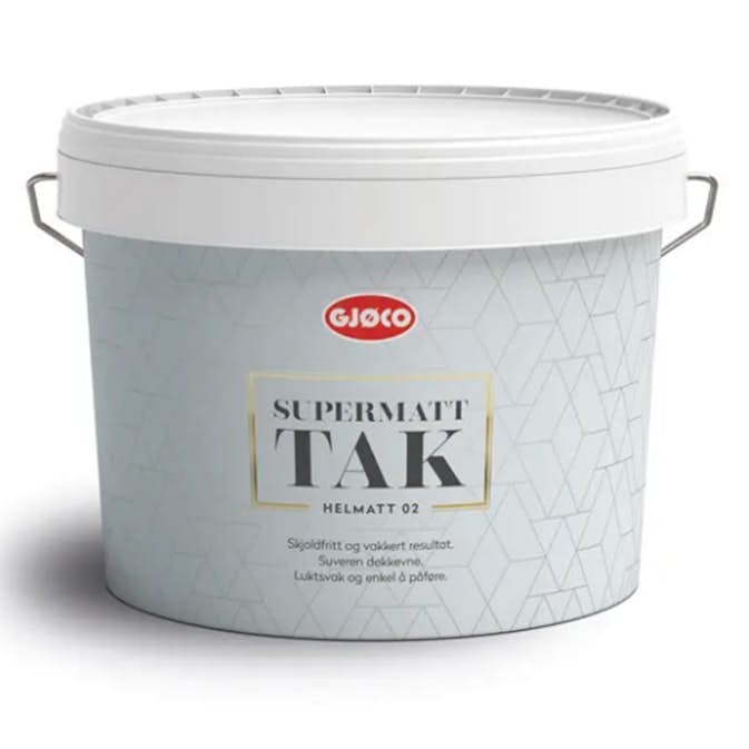 Takfärg Gjøco Supermatt Vit