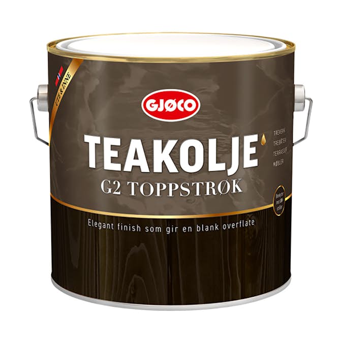Teakolje Gjøco Blank G2 Toppstrykn.