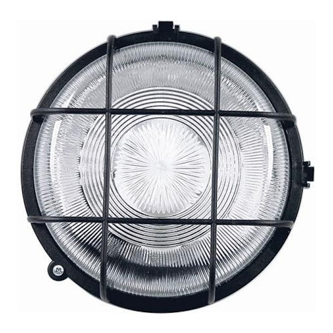 Gallerarmatur Malmbergs Rund Svart 100w