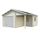 Garage Palmako Roger 21,9 m2 med Takskjutport