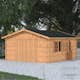 Garage Palmako Roger 23,9 m2 med Dörr