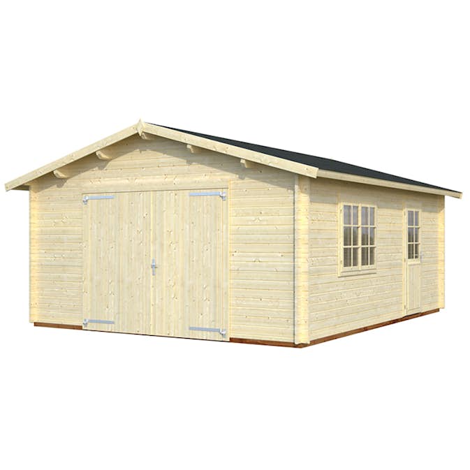Garage Palmako Roger 23,9 m2 med Dörr