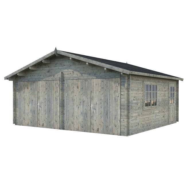 Garage Palmako Roger 28,4 m2 med Slagport