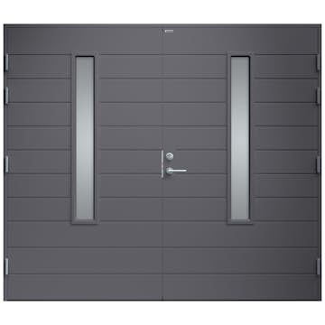 Garagedörr Diplomat Clara Klarglas