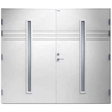 Garagedörr Diplomat Felicia Klarglas