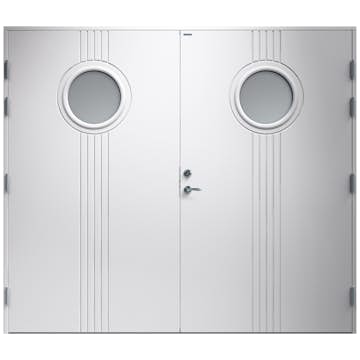 Garagedörr Diplomat Gullan Klarglas