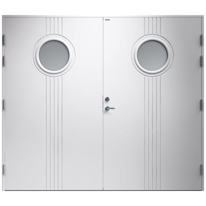 Garagedörr Diplomat Gullan Klarglas