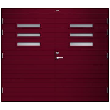 Garagedörr Diplomat Ingela Klarglas