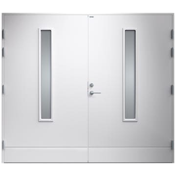 Garagedörr Diplomat Laila Klarglas