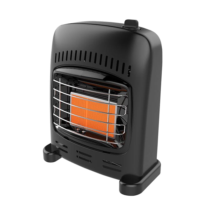 Gasolkamin Sunwind Miniflame Svart Portabel Gasolvärmare