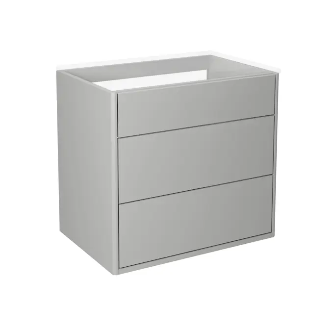 Tvättställsskåp Gustavsberg Graphic Elegans 60 cm - Fukttrög MDF för Badrum