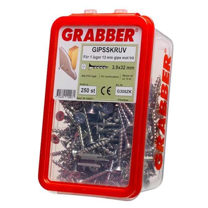 Gipsskruv Grabber med Dubbelhuvud