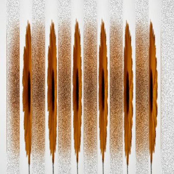 Glasbyte NorDan Frostat/Klar Randigt