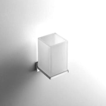 Glas LH Look Vägghängd Krom