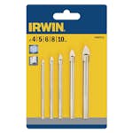 Glasborrset 4-10mm 5del Irwin
