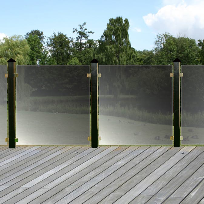 Glasstaket HORTUS Rökfärgat