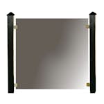 Glasstaket HORTUS Rökfärgat