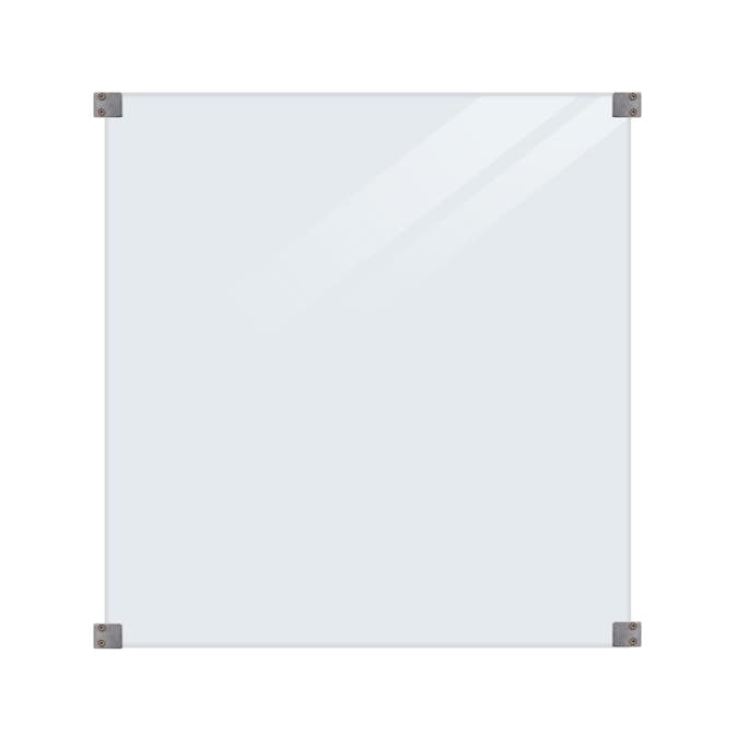 Glasstaket PLUS Klarglas 90x91 Inkl 4 st Beslag