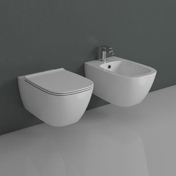 Vägghängd Toalettstol Globo Genesis