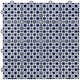 Golvplatta Hestraplattan Universa Peacock Blue Golvtrall i Plast
