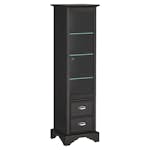 Golvskåp DuoBad Sekel med Lådor och Klarglasdörr