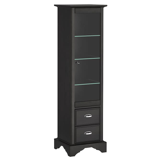 Golvskåp DuoBad Sekel med Lådor och Klarglasdörr