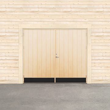 Garageport Sveadörren Kall Obehandlad