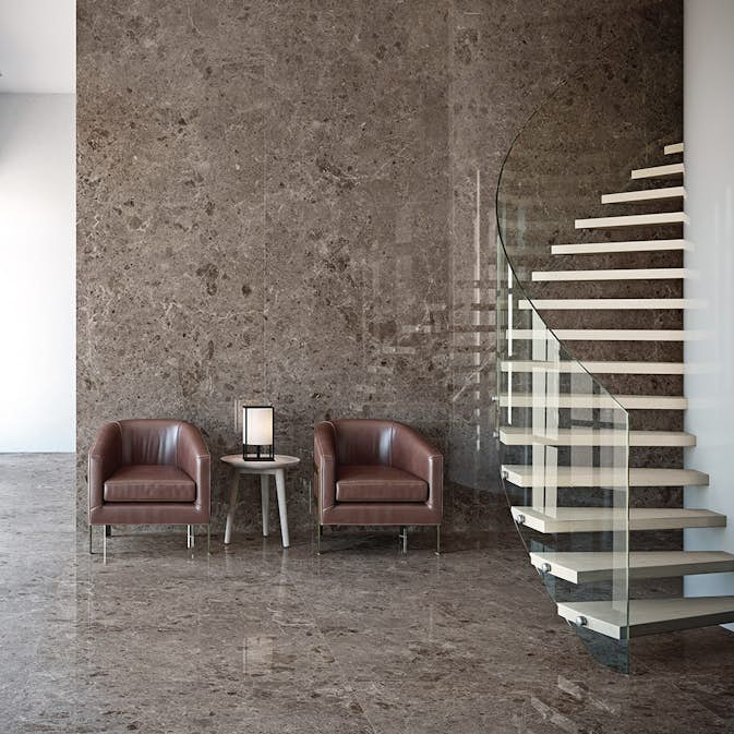 Klinker Tenfors Artic Moka Marmor Blank 59x119 cm