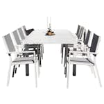 Matgrupp Venture Home Madrid 160/240 med 8 Copacabana Matstolar