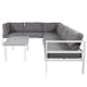 Loungegrupp Venture Home Copacabana med Pincy Soffbord 3+3 Utomhus